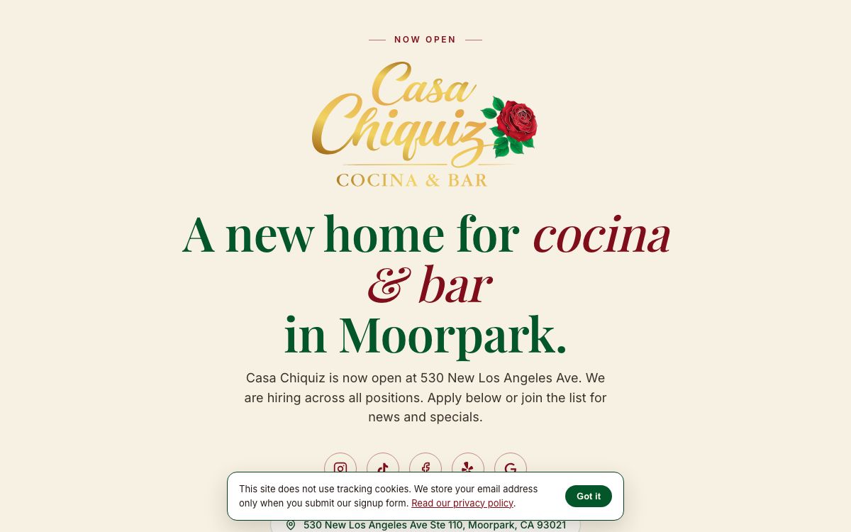 Casa Chiquiz Cocina & Bar